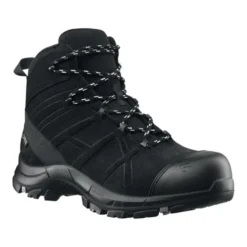 HAIX Bottes De Sécurité BE Safety 53 Mid Taille 9 (43) Noir Cuir Nubuck S3 HRO HI CI