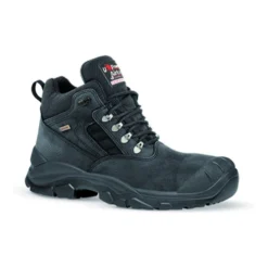 U-Power Bottes De Sécurité Dude GTX T. 45 Noir Cuir Pull-up S3 SRC EN 20345 U.POWER