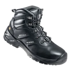 Bottes De Sécurité Harrison T. 45 Noir Cuir Lisse S3 SRC ESD EN ISO 20345