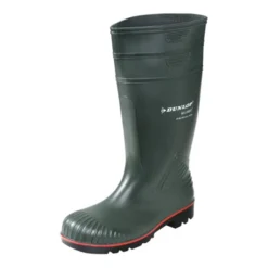 DUNLOP Bottes De Sécurité, Vertes DUNLOP ACIFORT HEAVY DUTY FULL SAFETY, S5, Pointure UE: 44